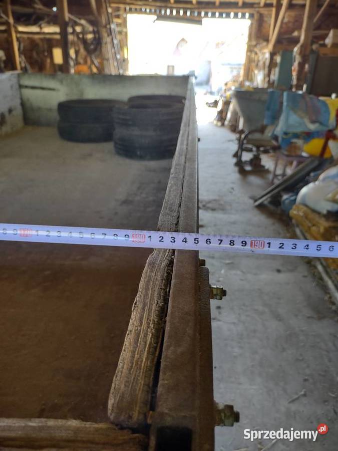 Przyczepa rolnicza uszkodzony Sędziszów sprzedam