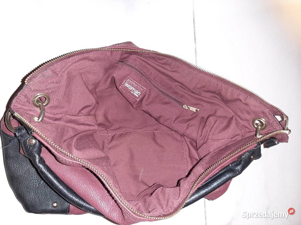 Torebka Damska Podręczna Tchibo 38x35x13 Brąz Ruda Śląska