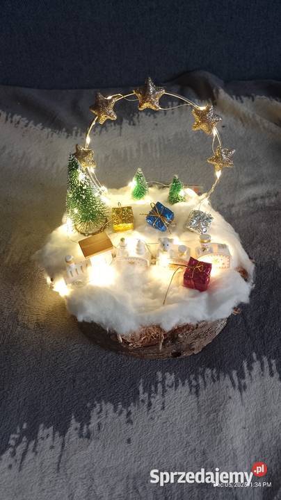 Stroik świąteczny robiony ręcznie Boże Narodzenie Jastrzębie-Zdrój