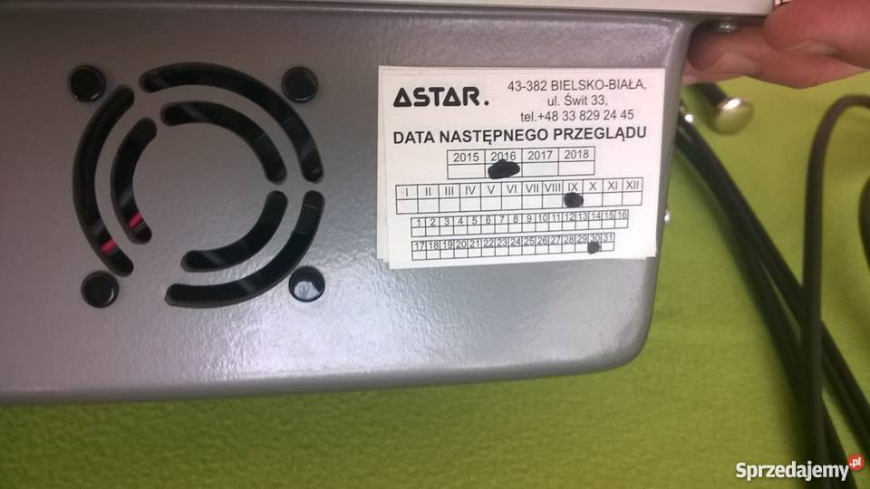 Aparat do elektroterapii Aries S wyposażenie