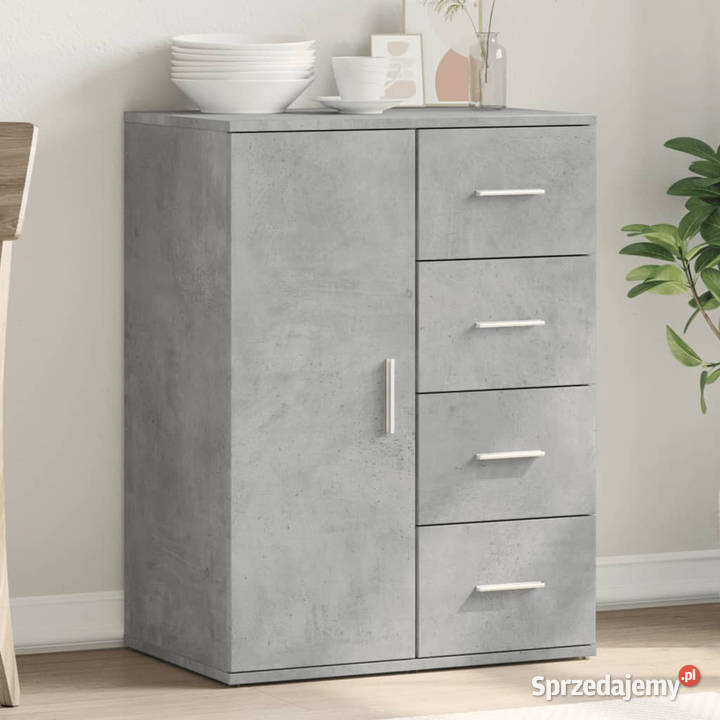Szafka szarość betonu 59x39x80 materiał mazowieckie Warszawa