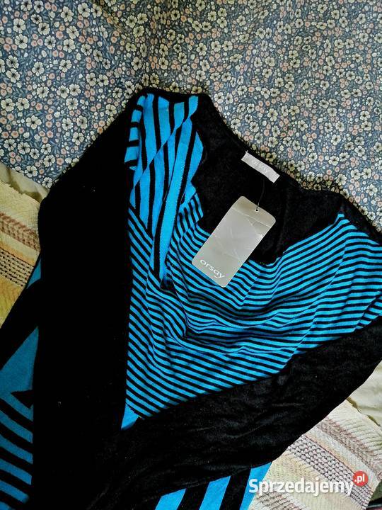 ORSAY sweter sweterek w pasy paski Bawełna NOWY Leszno