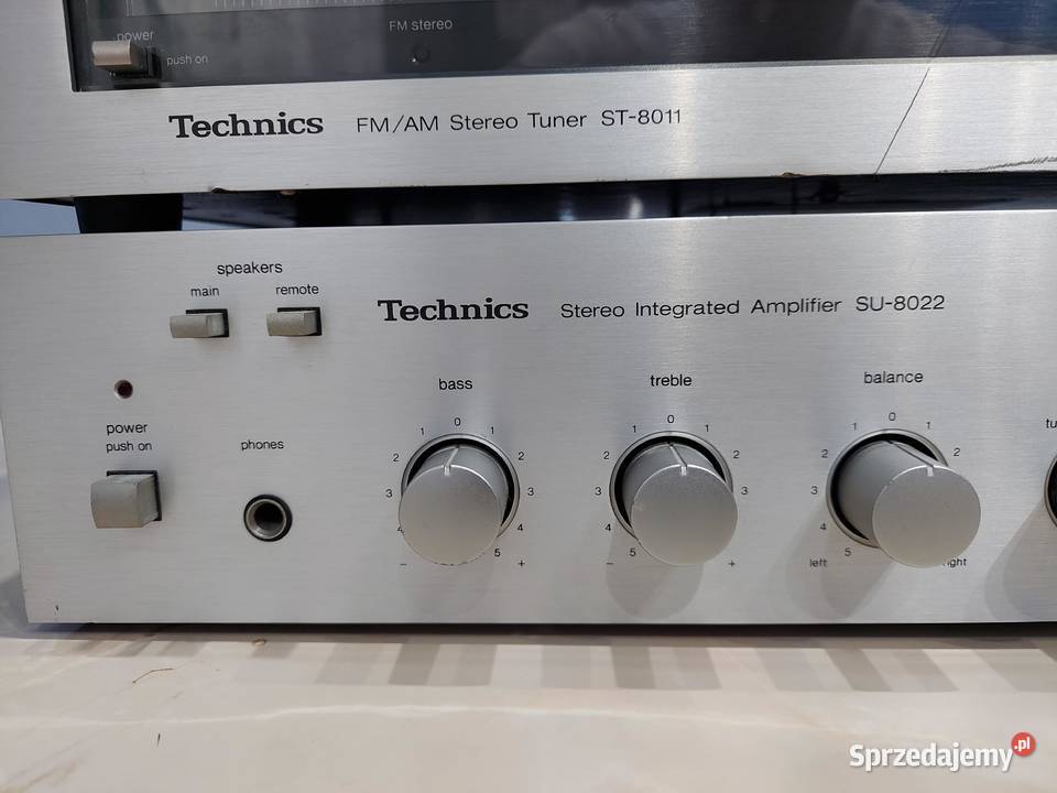 Technics Amplifier SU8022 and Technics Tuner Łapy