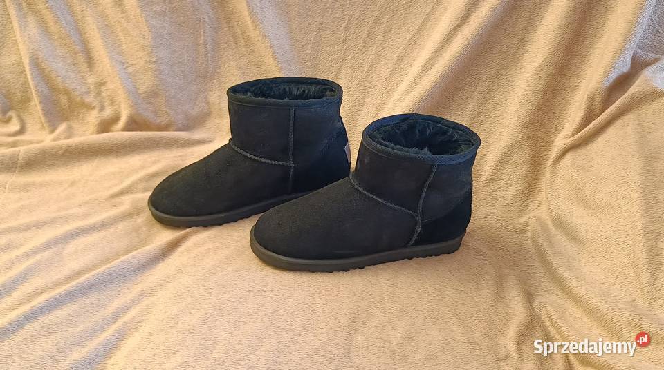 ROOTS Sheepskin Botki damskie Skóra naturalna Brwinów sprzedam