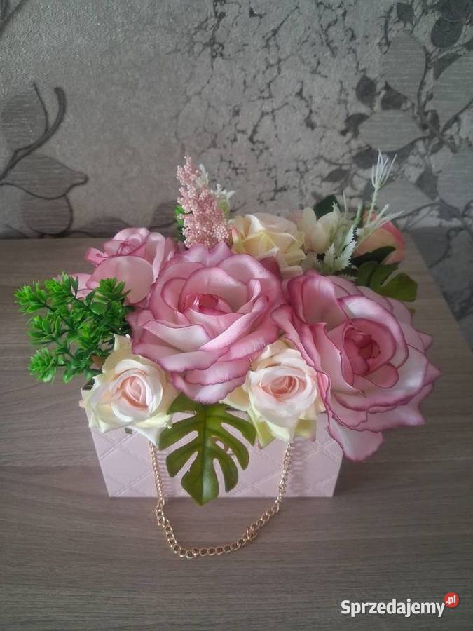 Torebka Chanel kwiatowa wielokolorowy śląskie Żywiec