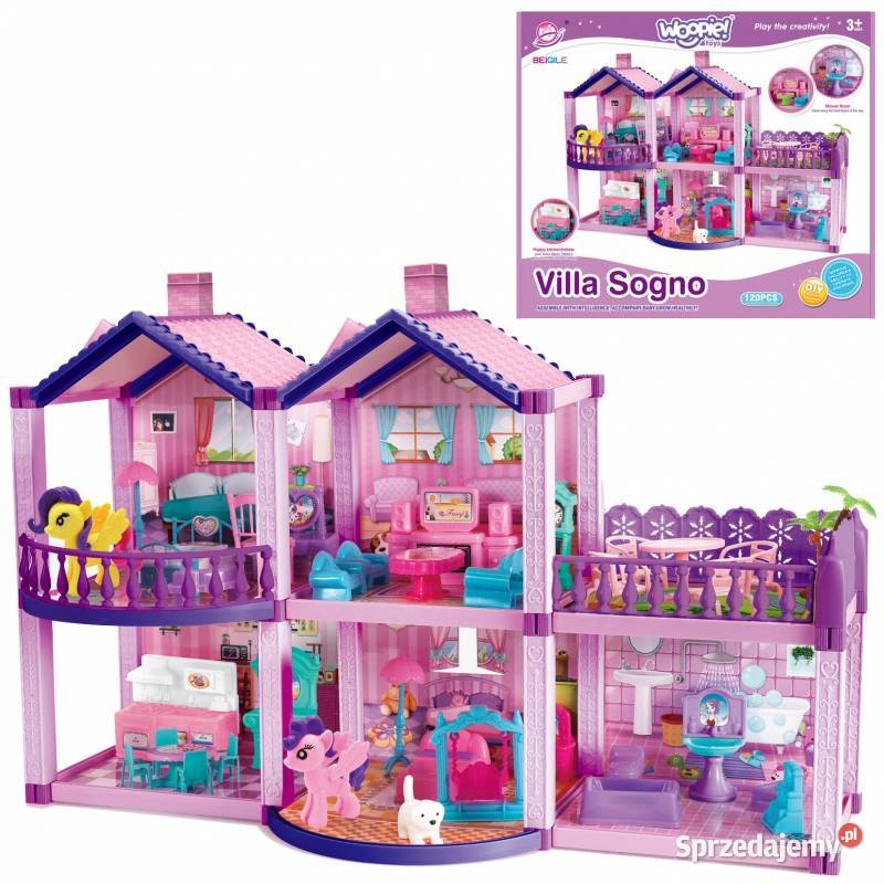 WOOPIE Domek Lalek Kucyków PONY FANTASY VILLA Kraków