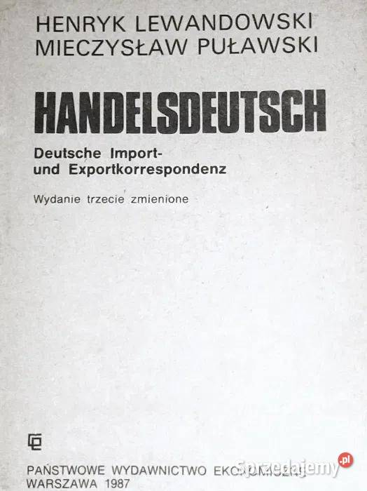 Handelsdeutsch Henryk Lewandowski Mieczysław Chełm