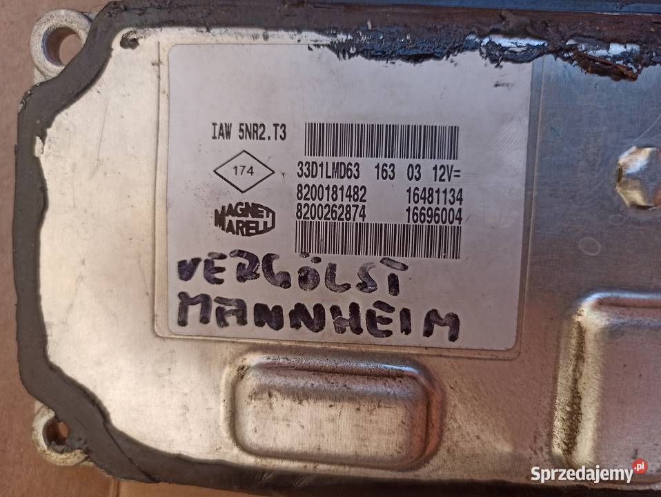 RENAULT CLIO II LIFT 12 16V STEROWNIK SILNIKA Bolesławiec