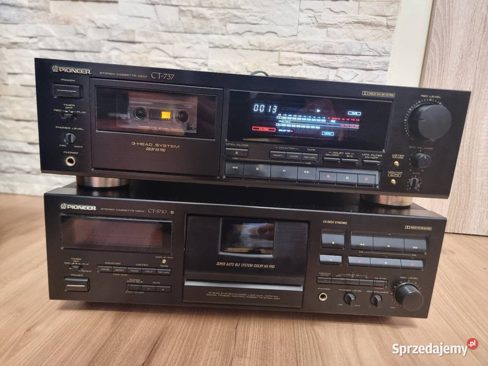 Deck magnetofon pioneer CT737 stan idealny Poznań sprzedam