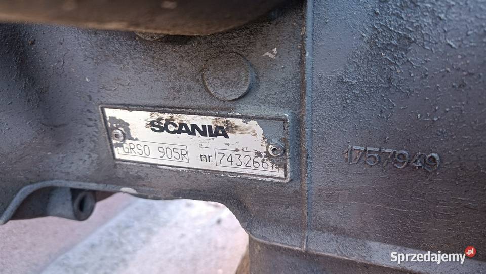 SKRZYNIA BIEGÓW SCANIA GRS 905 895 AUTOMAT Obórki