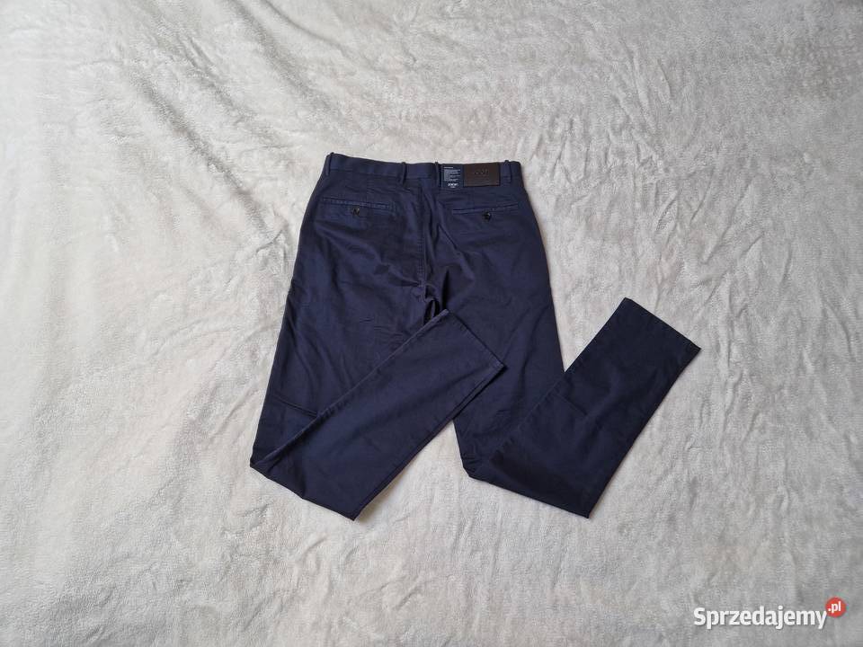 Nowe granatowe spodnie męskie chinosy Joop Jeans Bibice