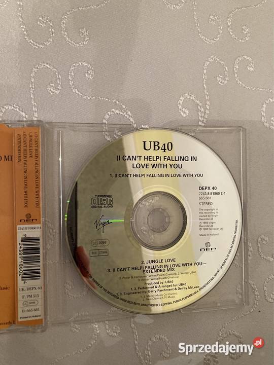 Płyta CD Single UB40 I Cant Help Falling In Love Czerwionka-Leszczyny