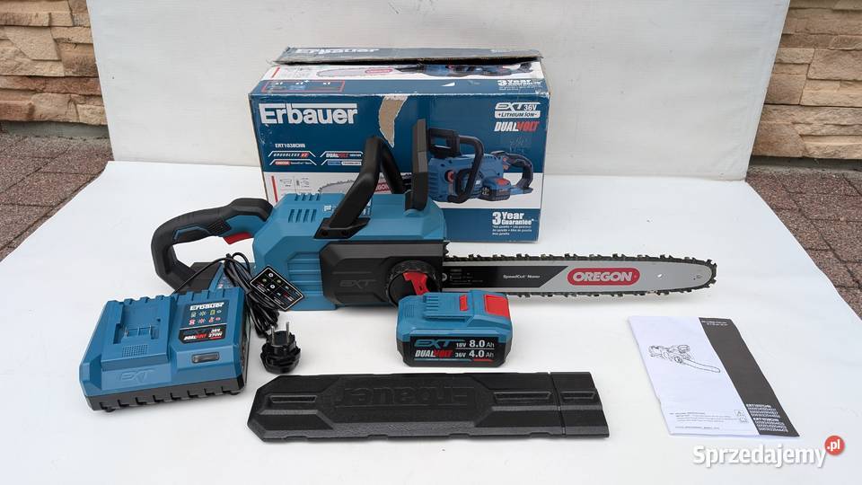 Piła akumulatorowa Erbauer 36 V 40 AKU 8040 Ah