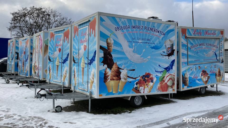 Przyczepa Gastronomiczna Nowa 2026r Maszyna Do Zielona Góra
