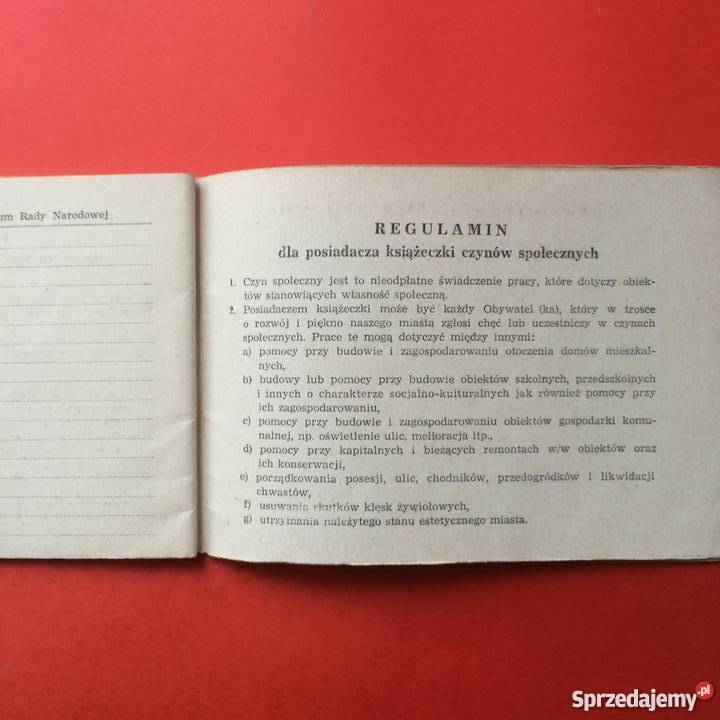 684 Książeczka Czynów Społecznych Szczecin