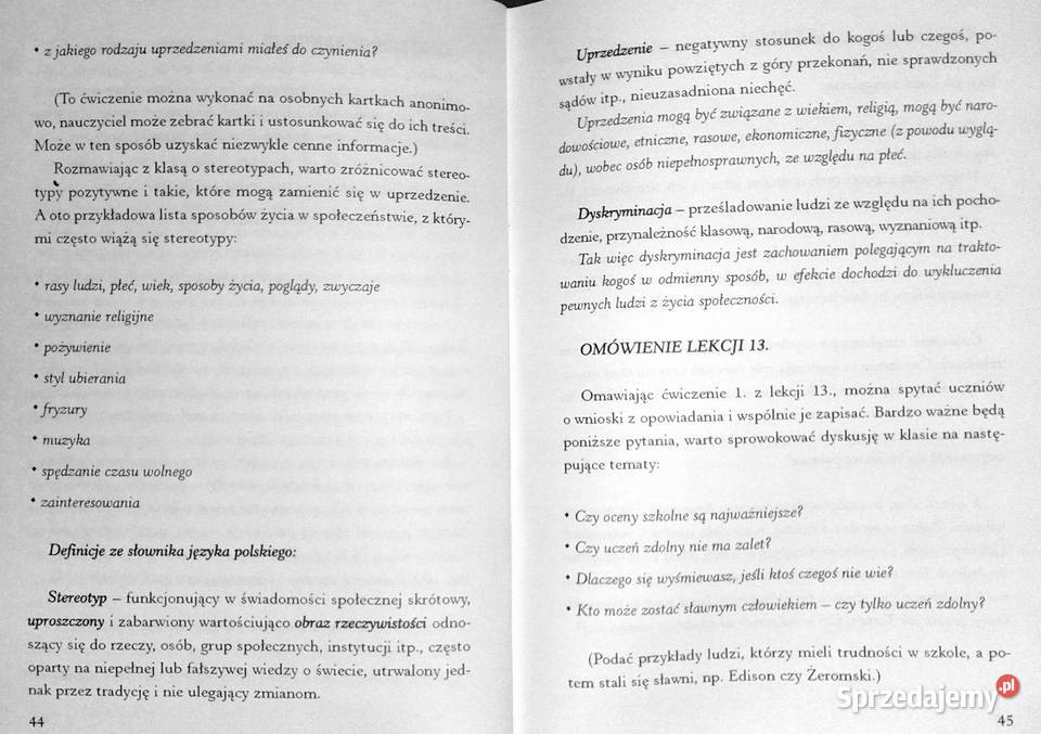 Lekcje wychowawcze kl 1 Ewa Sadowska miękka Chełm
