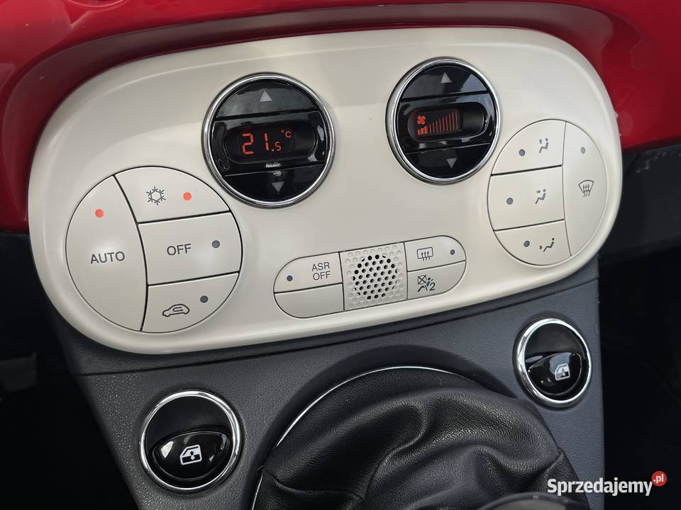 Fiat 500 12 8V 69 2016R 92 529 LOUNGE tryb CITY Rzeszów