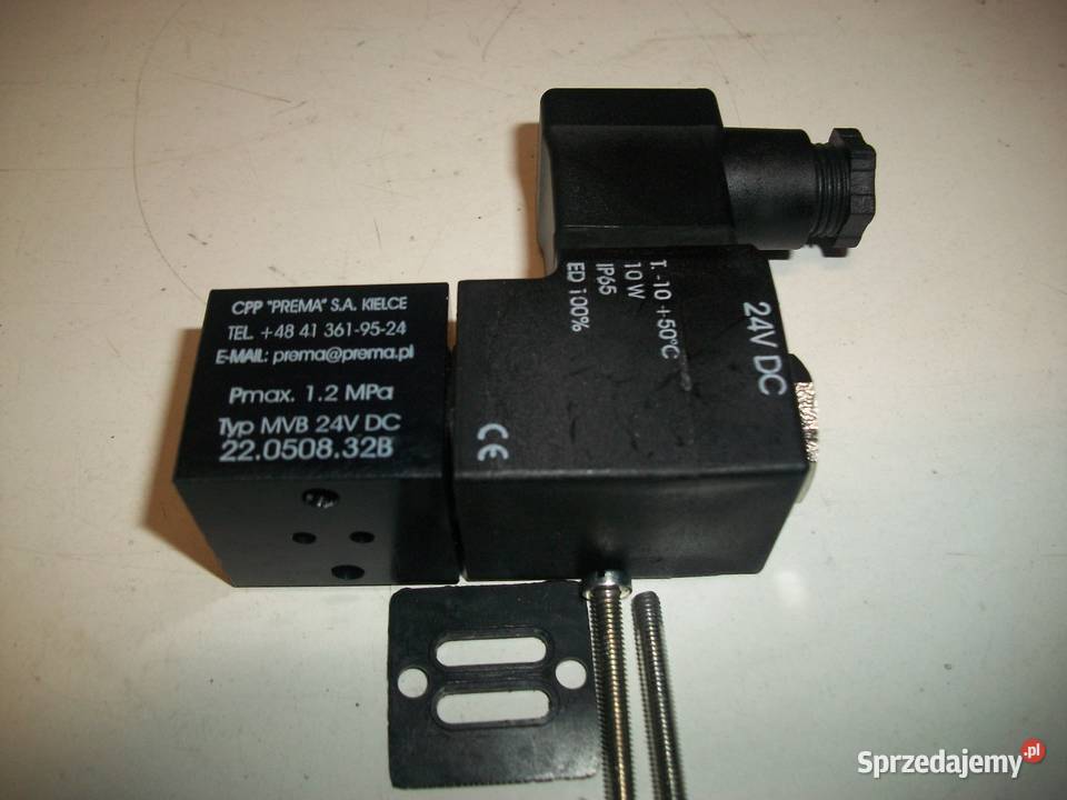 Zawór MVB z cewką 10W 24VDC Prema Olkusz