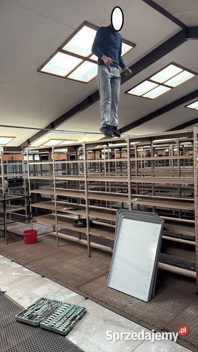 Regały magazynowe 2255910610 6 półek stalowych Magazynowanie Kraków