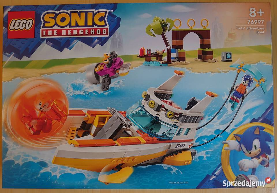 LEGO Sonic 76997 Tails i przygoda na łodzi 8 lat+ Warszawa