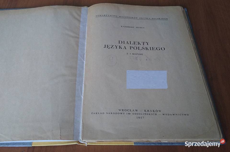 Dialekty języka polskiego Kazimierz Nitsch