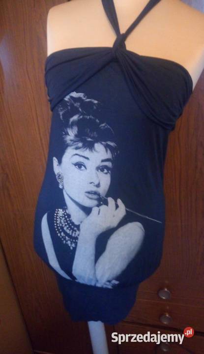 bluzka tunika z wizerunkiem Audrey Hepburn mazowieckie Warszawa