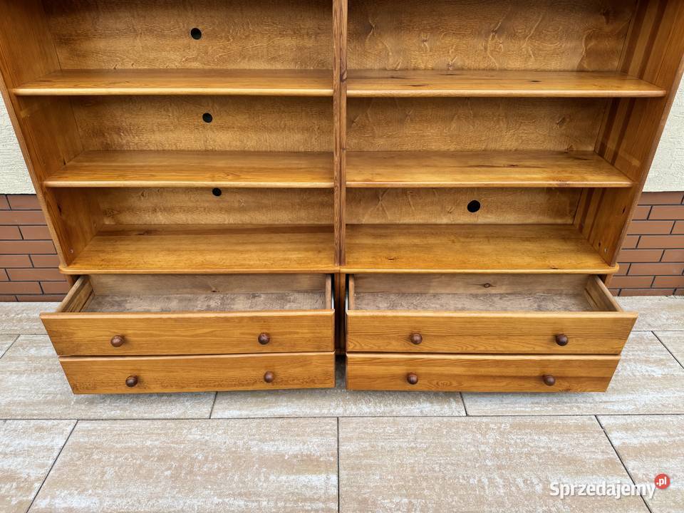 Regał na książki biblioteczka szafa sosnowa Garwolin