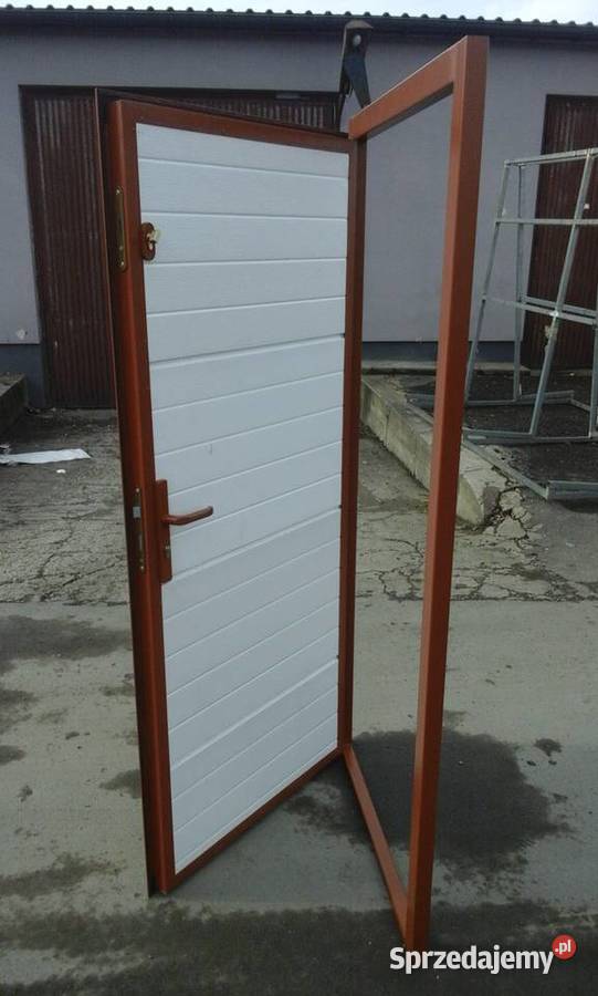 Drzwi boczne aluminiowe panelowe Drzwi i okna