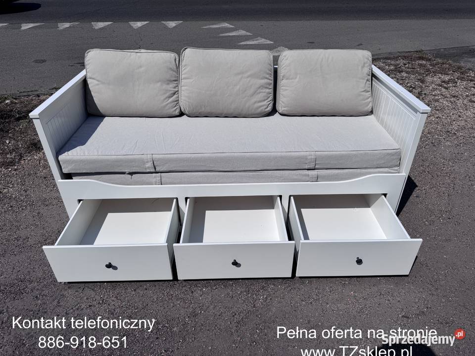 IKEA HEMNES Leżanka Łóżko z 3 szufladami 2 Rybnik