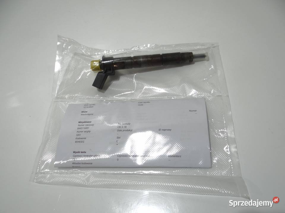 WTRYSKIWACZ BMW E60 E61 N47D20A 0445116001 OE Strzyżewice