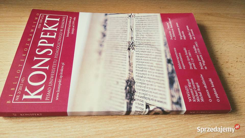 KONSPEKT pismo Uniwersytetu Pedagogicznego w miękka