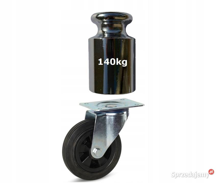 Koło transportowe 160mm Nośność 140 z Gumy Kozienice