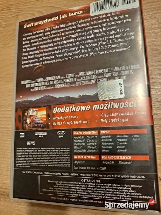 Czerwony Świt RED DAWN Swayze Filmy Kraków