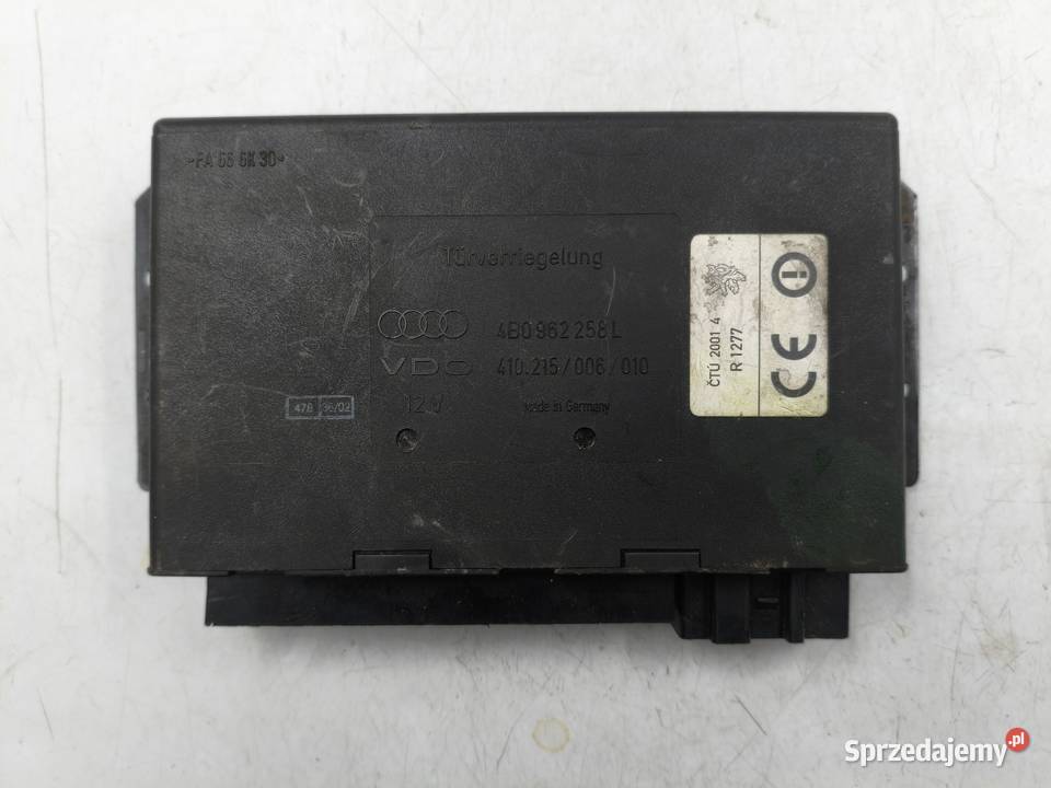Moduł Komfortu Audi A6 C5 4B0962258L osobowe