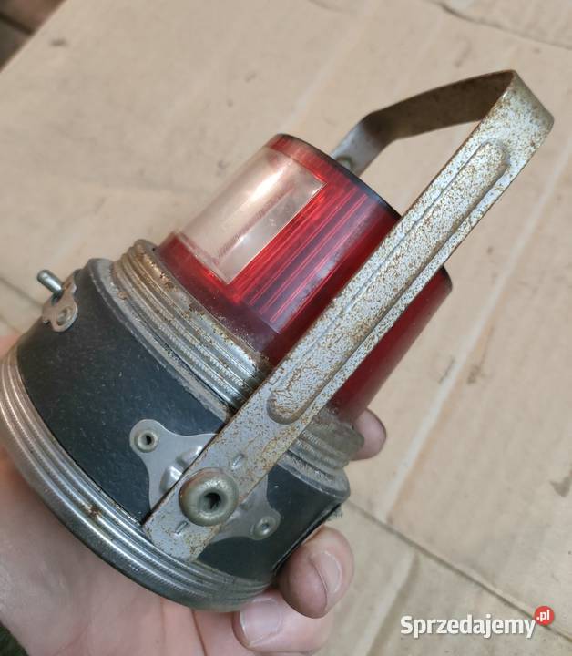 Lampa ostrzegawcza cccp prl małopolskie Wolbrom