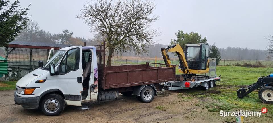 Usługi koparka wywrotką laweta mala Mełgiew usługi budowlane