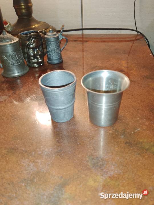 Kubeczki cynowe Antyki Katowice
