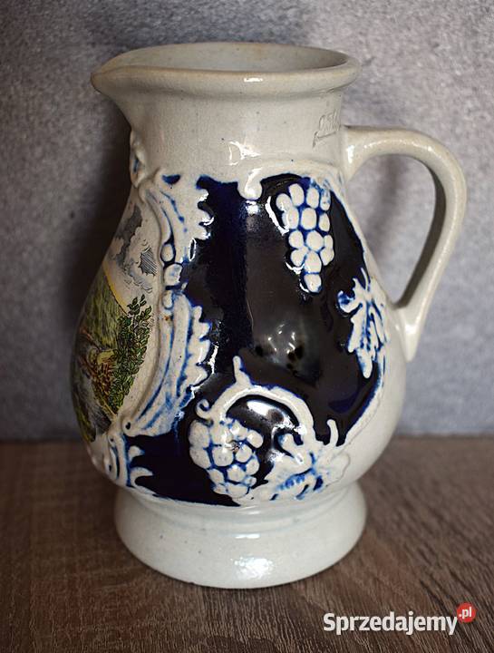 Dzbanek ozdobny ceramiczny z przed lat z miasta Chełmno