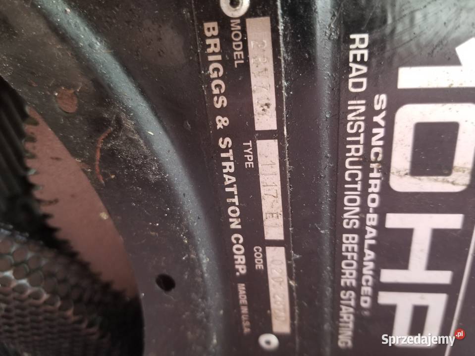silnik briggsstratton 28v707 10hp do traktorka Potok