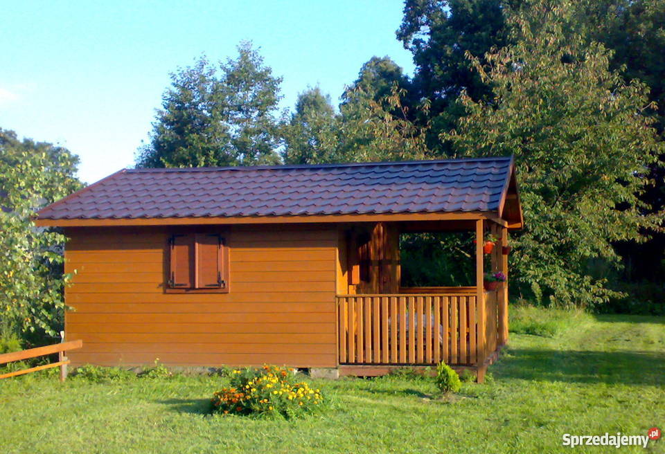 DOMEK LETNISKOWY DREWNIANY 30M2 ALTANKA DZIAŁKOW Skierniewice