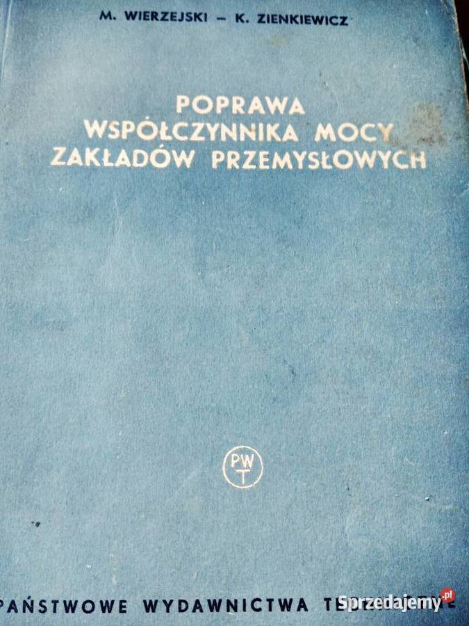 Poprawa współczynnika mocy podręczniki szkolne Rok wydania 1976 Warszawa