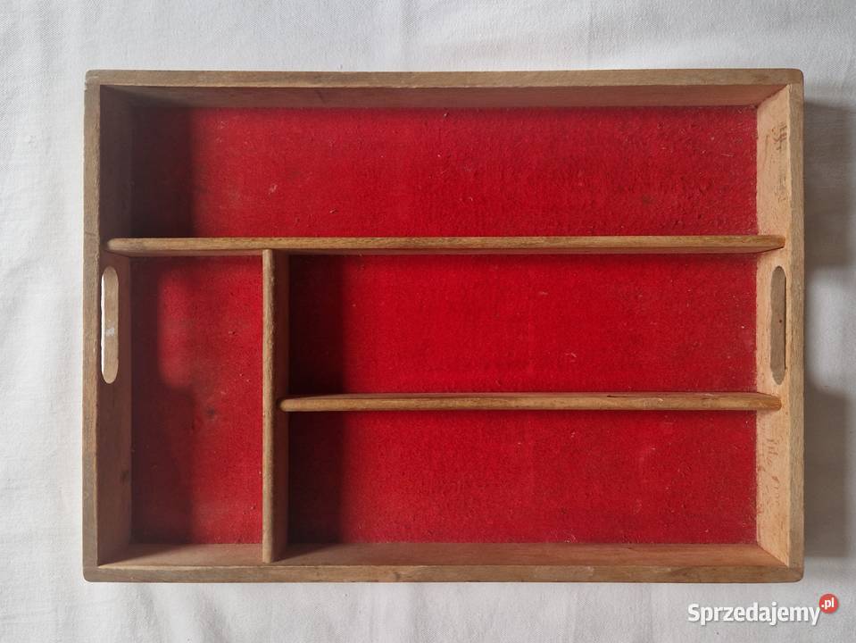 Drewniany wkład do szuflady organizer na sztućce Warszawa