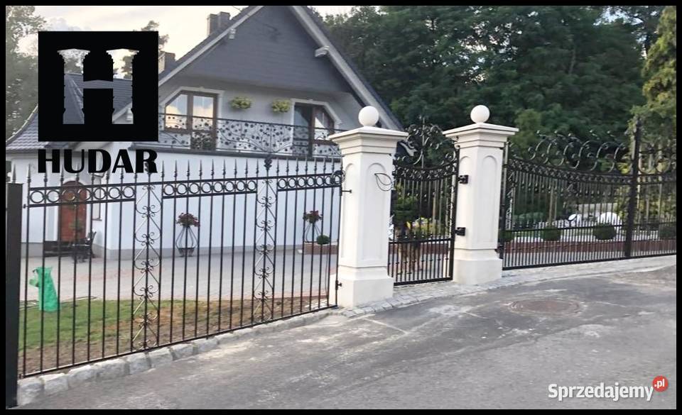 Słupy betonowe słupki stylowe dworkowe pałacowe dolnośląskie Wrocław