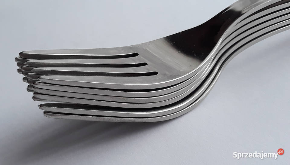 Widelce obiadowe 1 CAVALIER Gerlach sztućce PRL śląskie