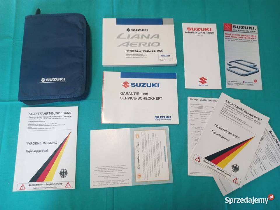 SUZUKI LIANA AERIO Instrukcja Obsługi książka Łódź