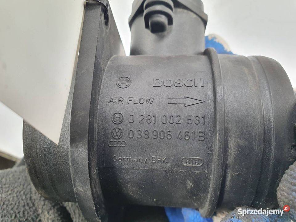 PRZEPŁYWOMIERZ VOLKSWAGEN GOLF V 038906461B osobowe Lipno