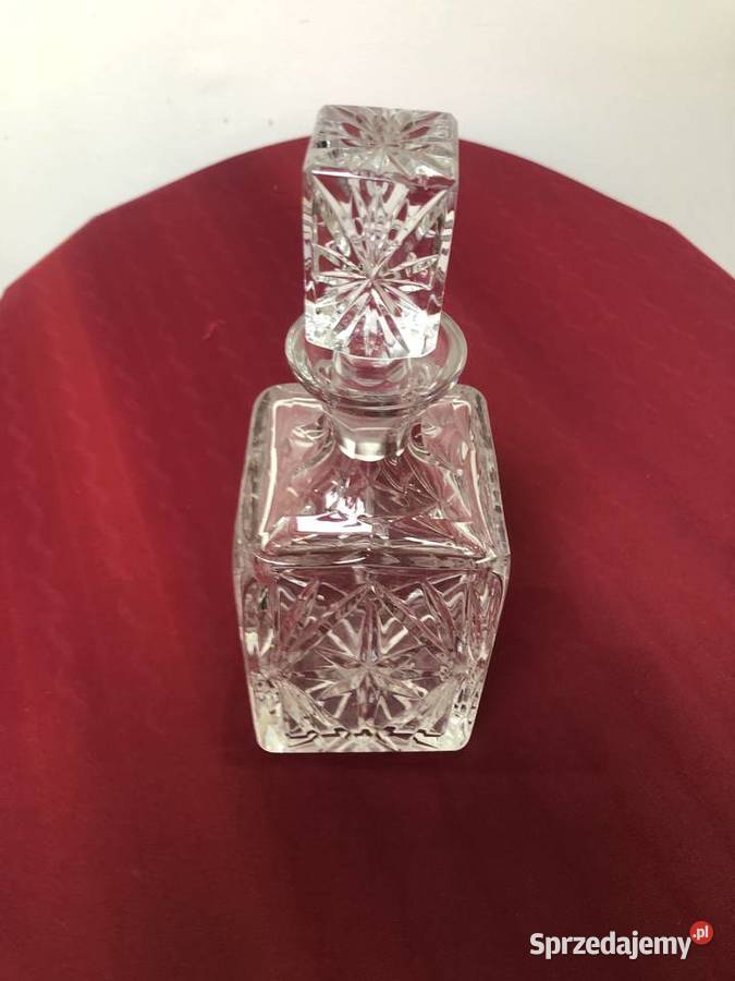 Kryształ karafka 6 kieliszków PRL Vinatage lata Kraków