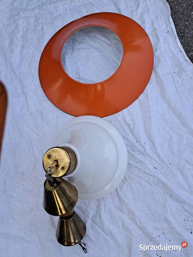 Retro lampa wiszaca kuchenna z lat 60 tych dolnośląskie Lubań