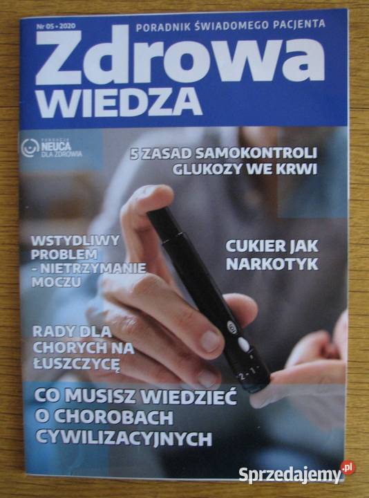 Zdrowa wiedza poradnik świadomego pacjenta 52020 miesięcznik Parczew
