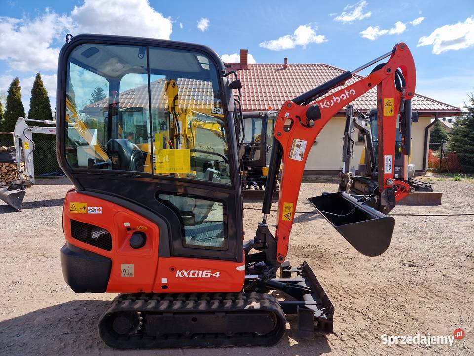Minikoparka Kubota KX 0164 2019r przebieg Rok produkcji 2019 Ryżki sprzedam